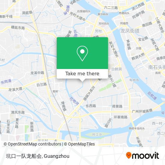 坑口一队龙船会 map