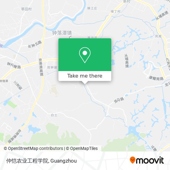 仲恺农业工程学院 map