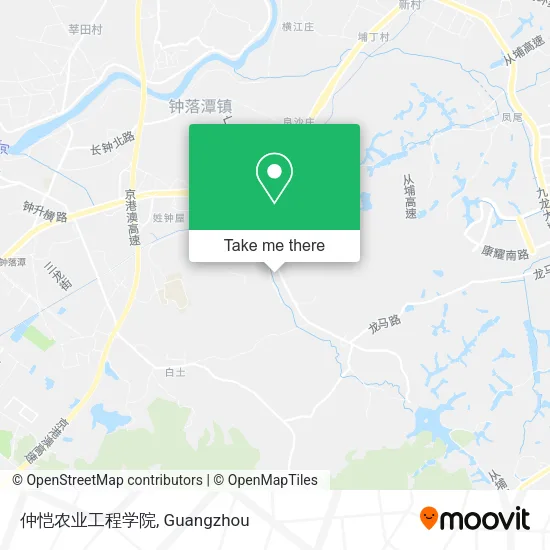 仲恺农业工程学院 map