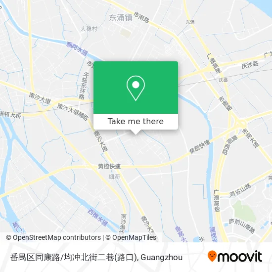 番禺区同康路/均冲北街二巷(路口) map