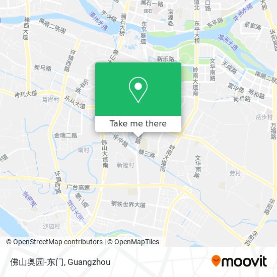 佛山奥园-东门 map