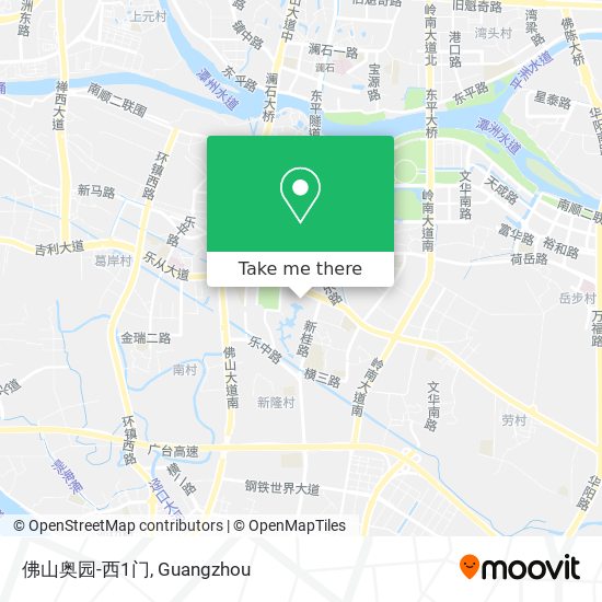 佛山奥园-西1门 map