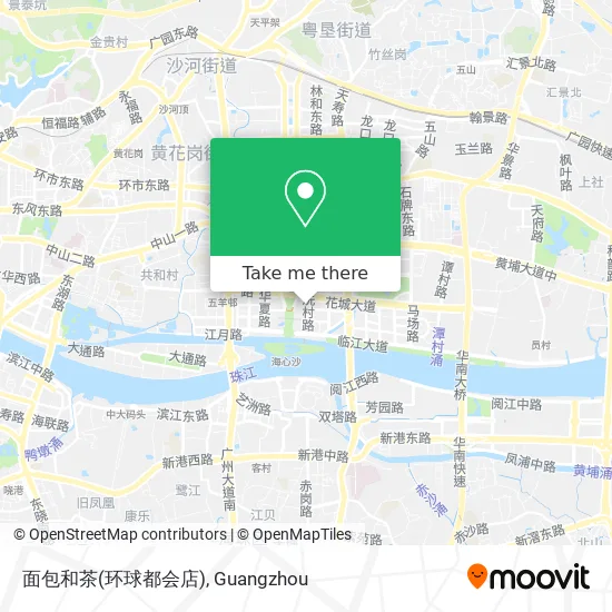 面包和茶(环球都会店) map