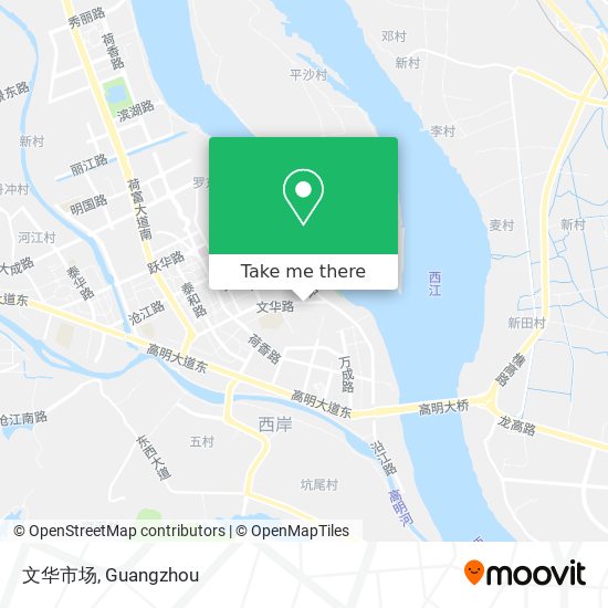 文华市场 map