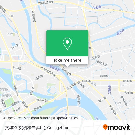 文华羽绒(榄核专卖店) map