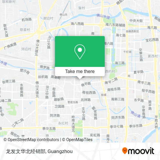龙发文华北经销部 map