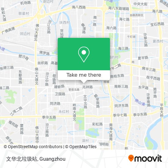 文华北垃圾站 map