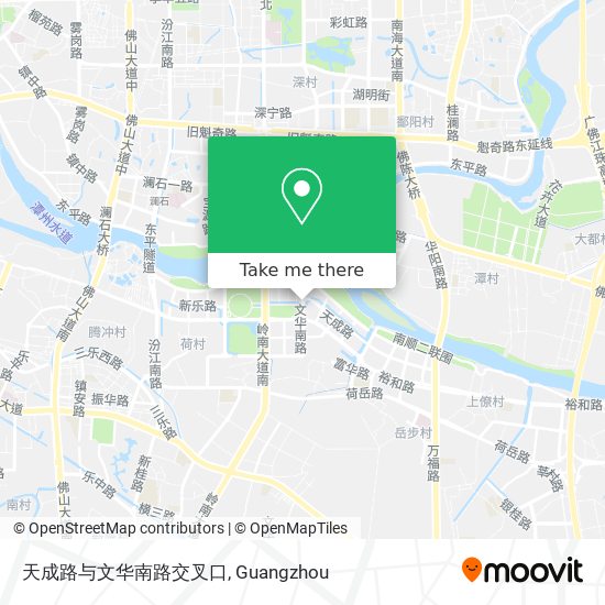 天成路与文华南路交叉口 map