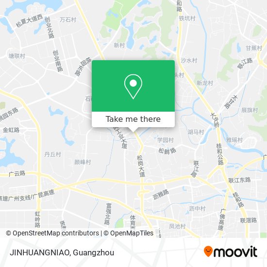 JINHUANGNIAO map