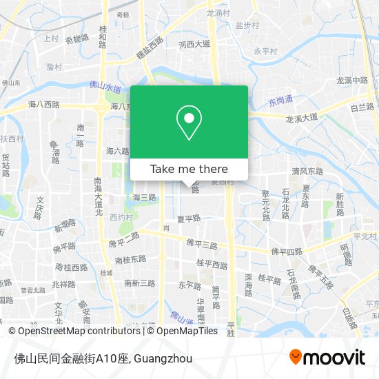 佛山民间金融街A10座 map