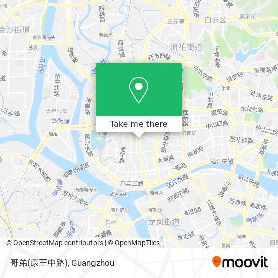 哥弟(康王中路) map