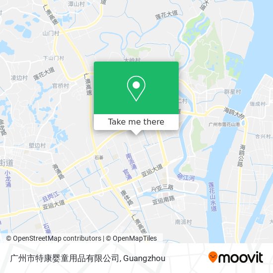 广州市特康婴童用品有限公司 map