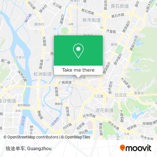 狼途单车 map