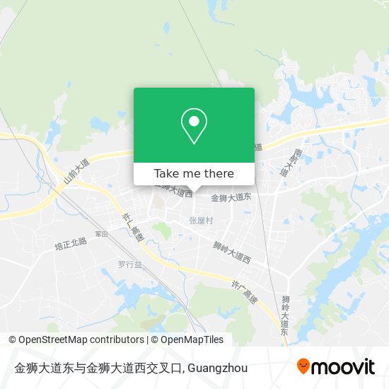 金狮大道东与金狮大道西交叉口 map