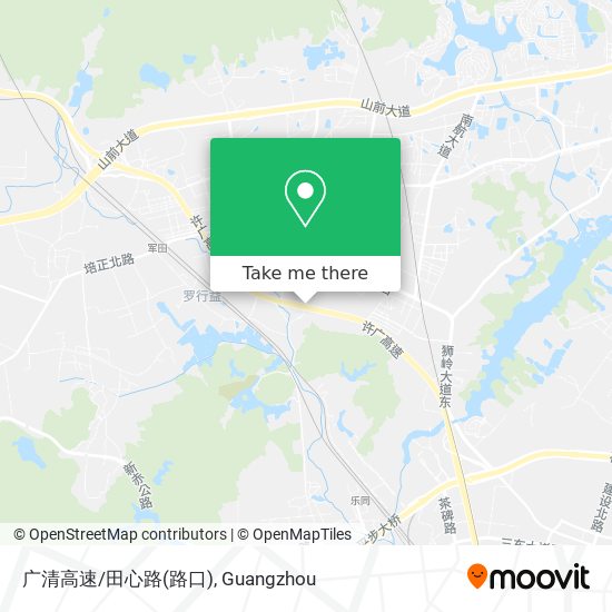 广清高速/田心路(路口) map