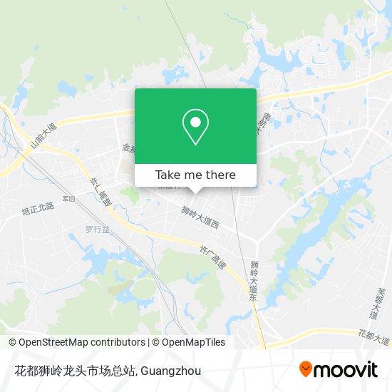 花都狮岭龙头市场总站 map
