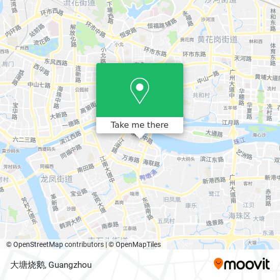 大塘烧鹅 map