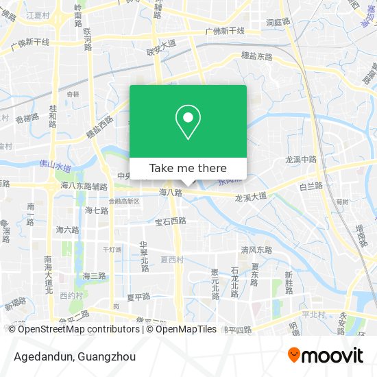 Agedandun map