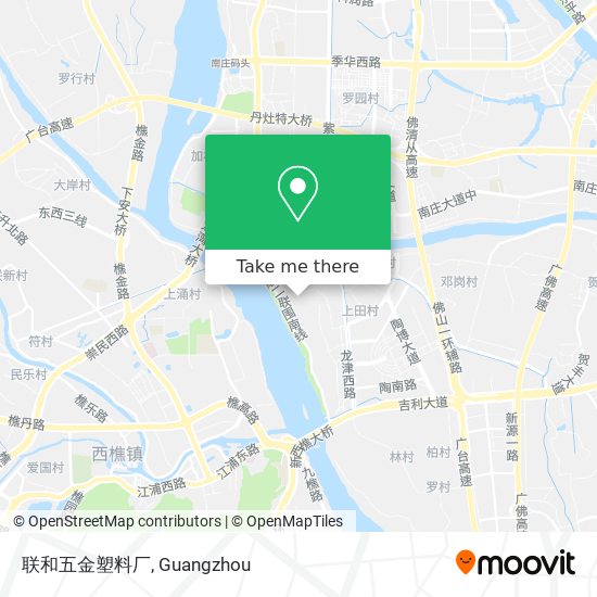 联和五金塑料厂 map