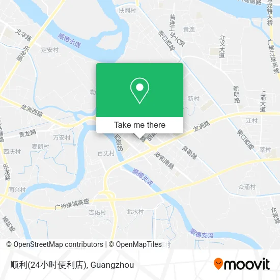 顺利(24小时便利店) map