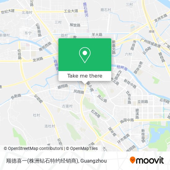 顺德喜一(株洲钻石特约经销商) map