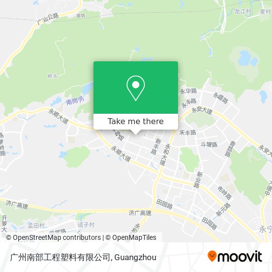 广州南部工程塑料有限公司 map