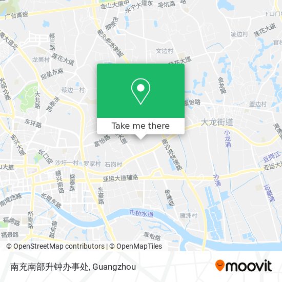 南充南部升钟办事处 map