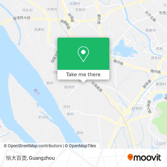 恒大百货 map