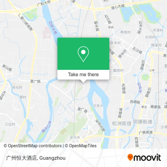 广州恒大酒店 map