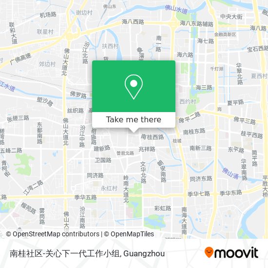 南桂社区-关心下一代工作小组 map