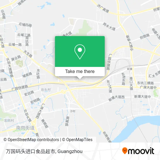 万国码头进口食品超市 map