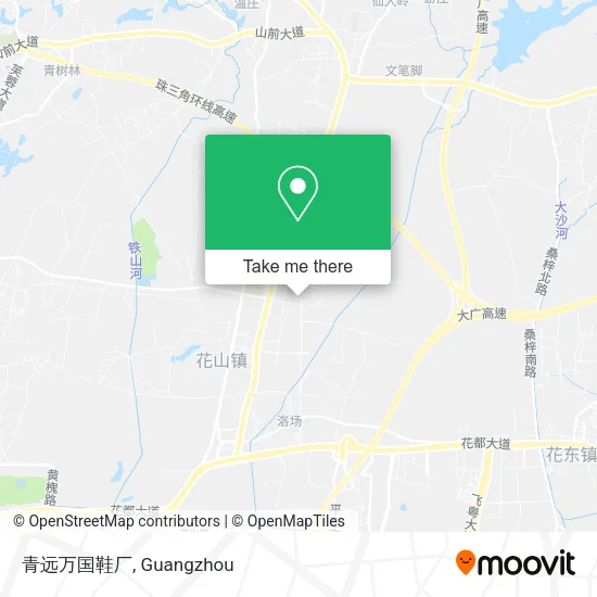 青远万国鞋厂 map