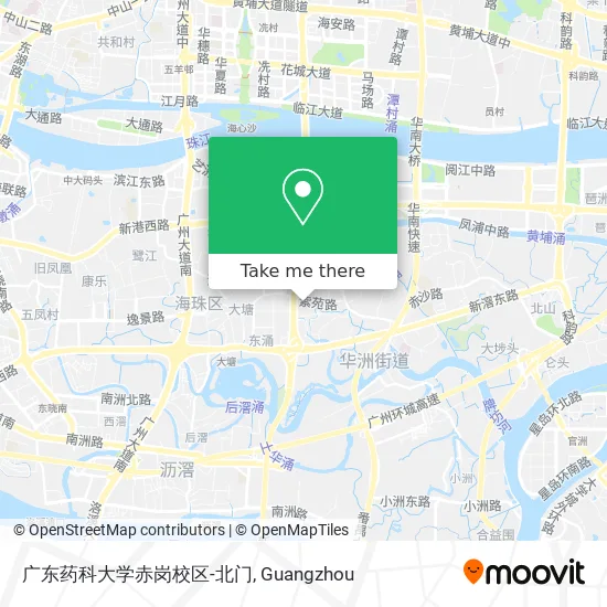 广东药科大学赤岗校区-北门 map