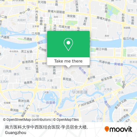 南方医科大学中西医结合医院-学员宿舍大楼 map