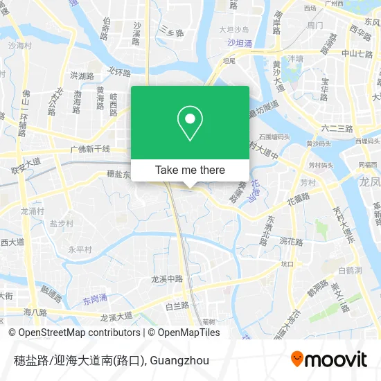 穗盐路/迎海大道南(路口) map