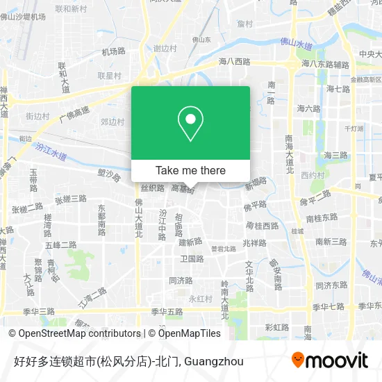 好好多连锁超市(松风分店)-北门 map