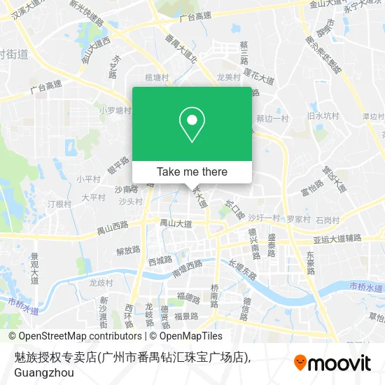 魅族授权专卖店(广州市番禺钻汇珠宝广场店) map