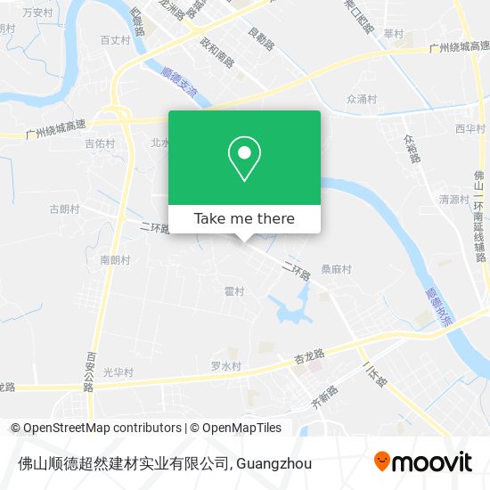 佛山顺德超然建材实业有限公司 map