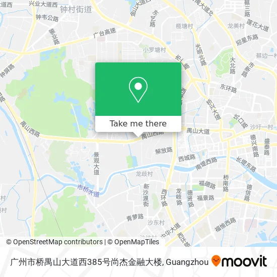 广州市桥禺山大道西385号尚杰金融大楼 map