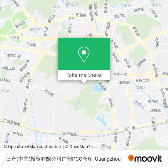 日产(中国)投资有限公司广州PCC仓库 map