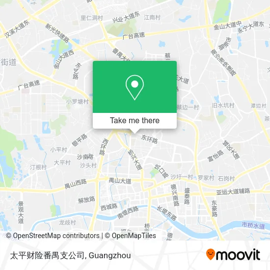 太平财险番禺支公司 map