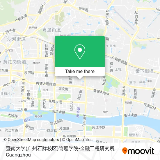 暨南大学(广州石牌校区)管理学院-金融工程研究所 map