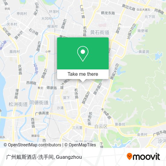 广州戴斯酒店-洗手间 map
