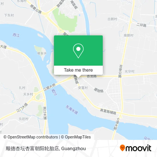 顺德杏坛杏富朝阳轮胎店 map