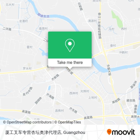厦工叉车专营杏坛奥津代理店 map