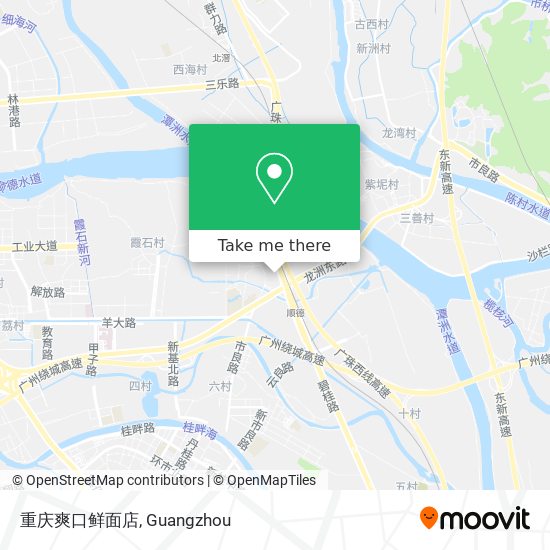 重庆爽口鲜面店 map