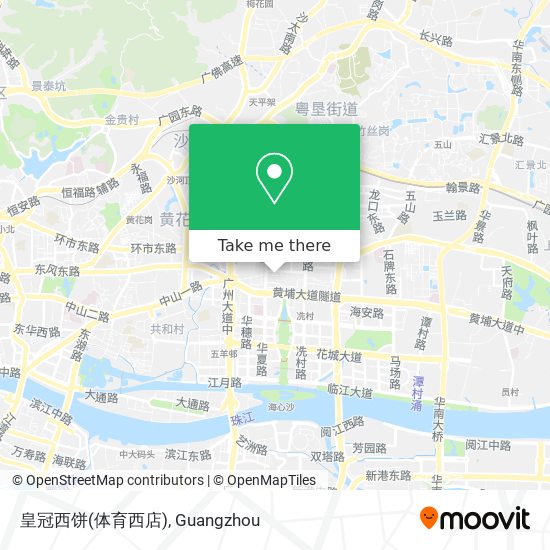皇冠西饼(体育西店) map