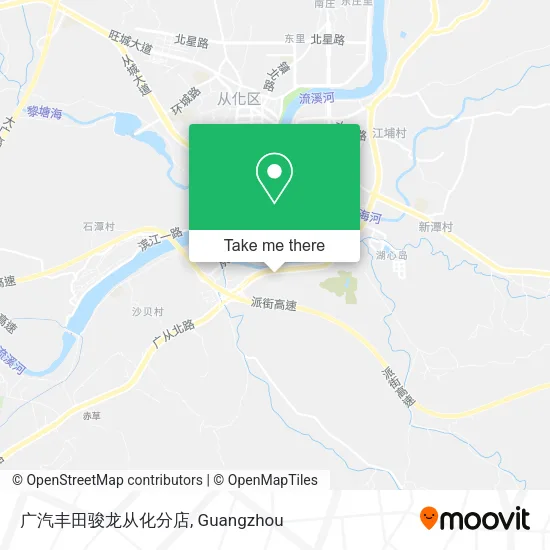 广汽丰田骏龙从化分店 map