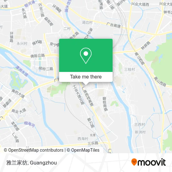 雅兰家纺 map
