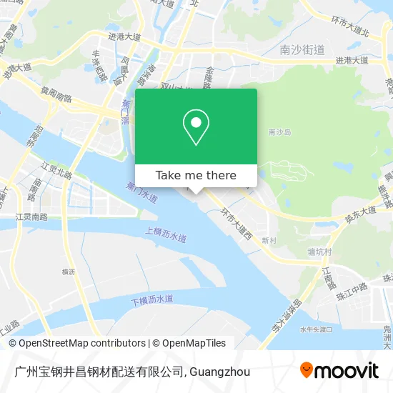广州宝钢井昌钢材配送有限公司 map